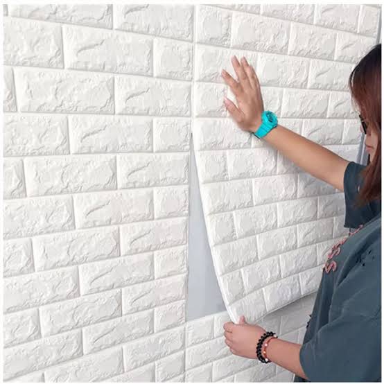 3d Wall Stickers Faux Brick White Brick