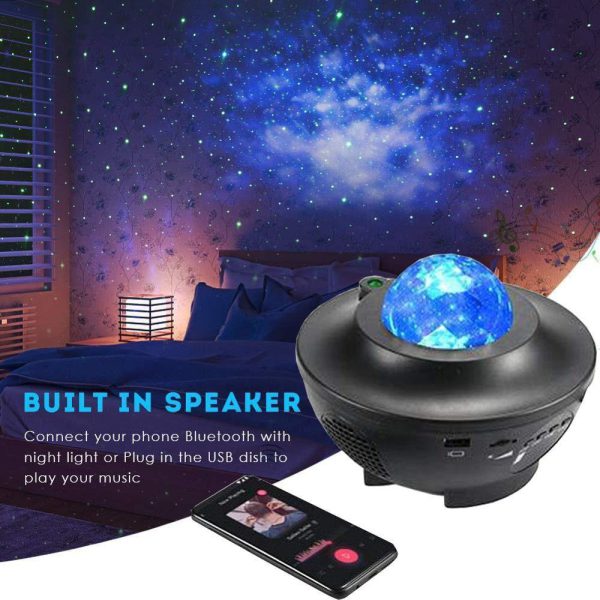 Colorful Starry Sky Galaxy Projector Nightlight Child